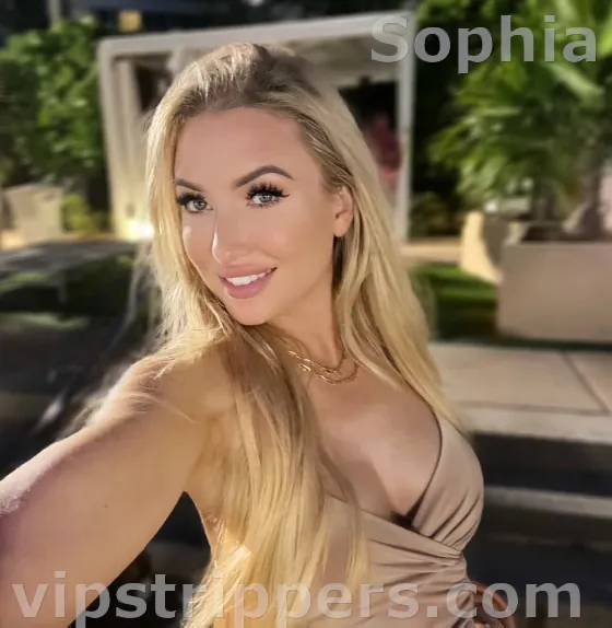 Sophia blonde stripper